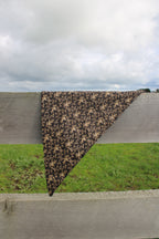 Midnight Gold Neck Scarf